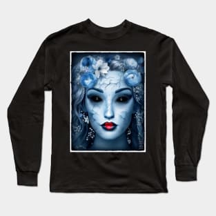 Blue Succubus Ghoul Long Sleeve T-Shirt